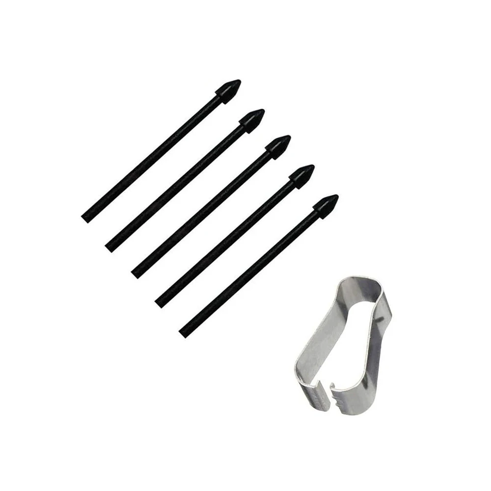 Dicas de toque Stylus Nibs com Metal Clip, Pen Acessórios, Fit para Galaxy Note 20, 10, Tab S6 Lite, T860, T865, S7, S8 Series S