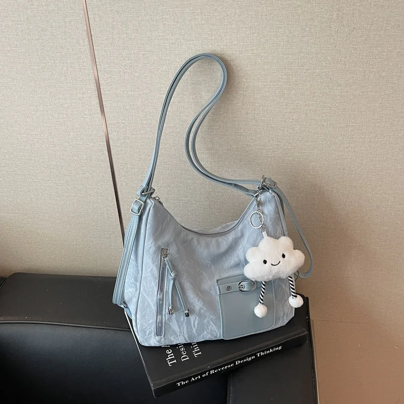 

Luxury PU Shoulder Bag New 2-in-1 Dual Use BackpackLarge Capacity Fashion Commuter Tote Bag Designer Luxury Women Bag