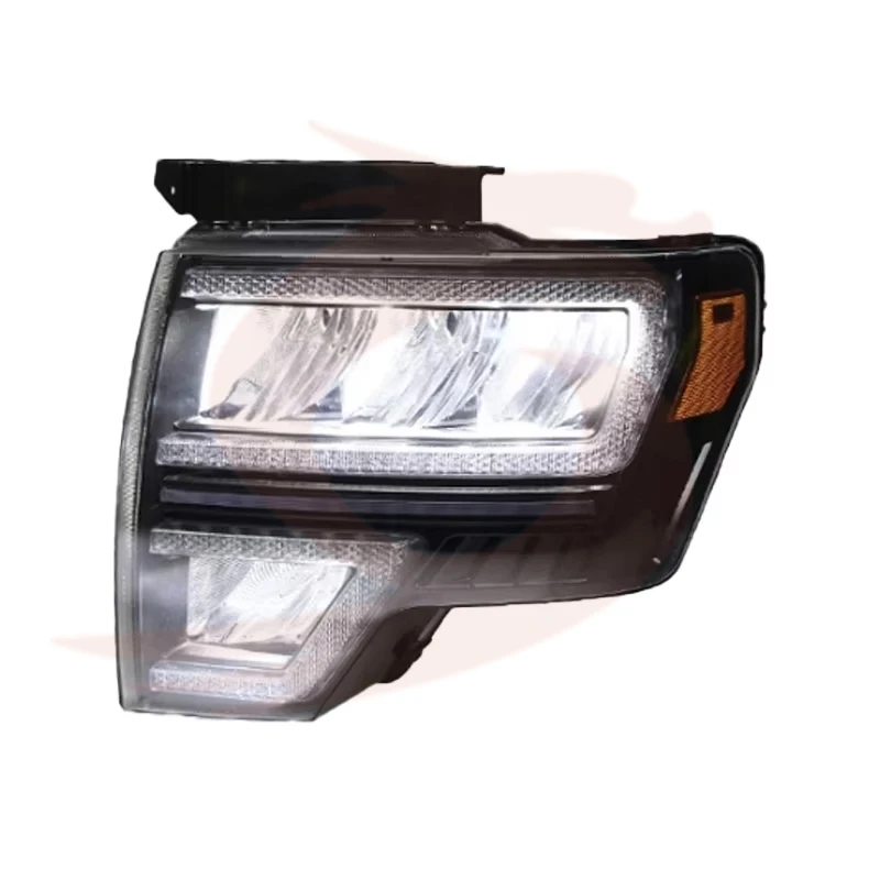 For Ford Raptor F150 09-14 Headlight Assembly Retrofit Daytime Running Lights Running Water Steering LED Headlights