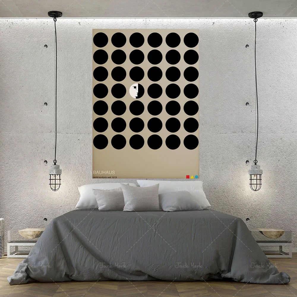 Prints and Poster Bauhaus Graphic Art Poster The Non Conformists Wall Art Canvas Painting for Office Home Decor
