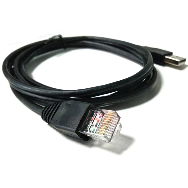 2025 New-2X USB To RJ50 Console Cable AP9827 For APC Smart UPS 940-0127B 940-127C 940-0127E With Molded Strain Relief Boot,1.8M