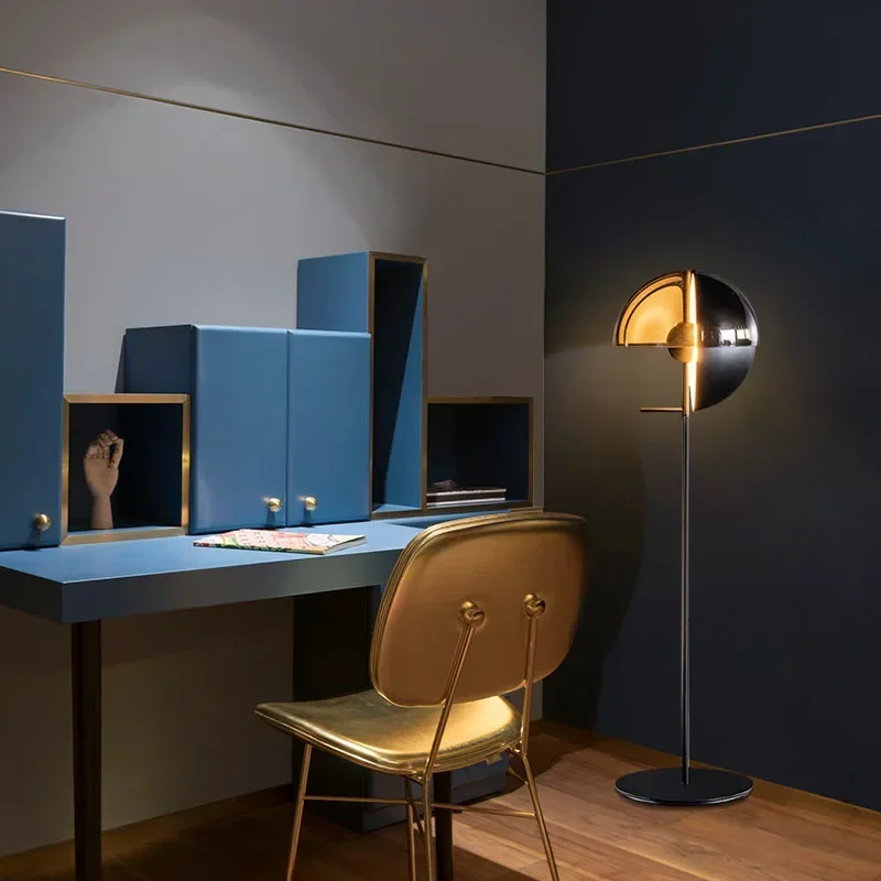 Postmodern Nordic Personality Creative Glass Art Lamp Desk Internet Celebrity Sofa Bedroom Bedside Lamp LED Floor Lights image 4