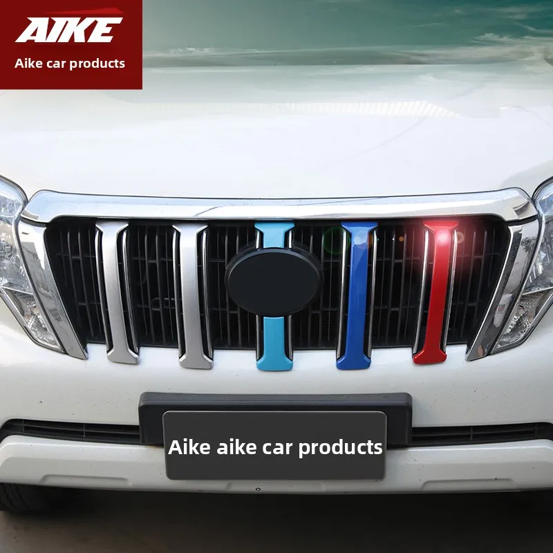 

Suitable for 14-21 models of Prado grille trim, domineering Prado 2700 modified three color grille with bright stripes