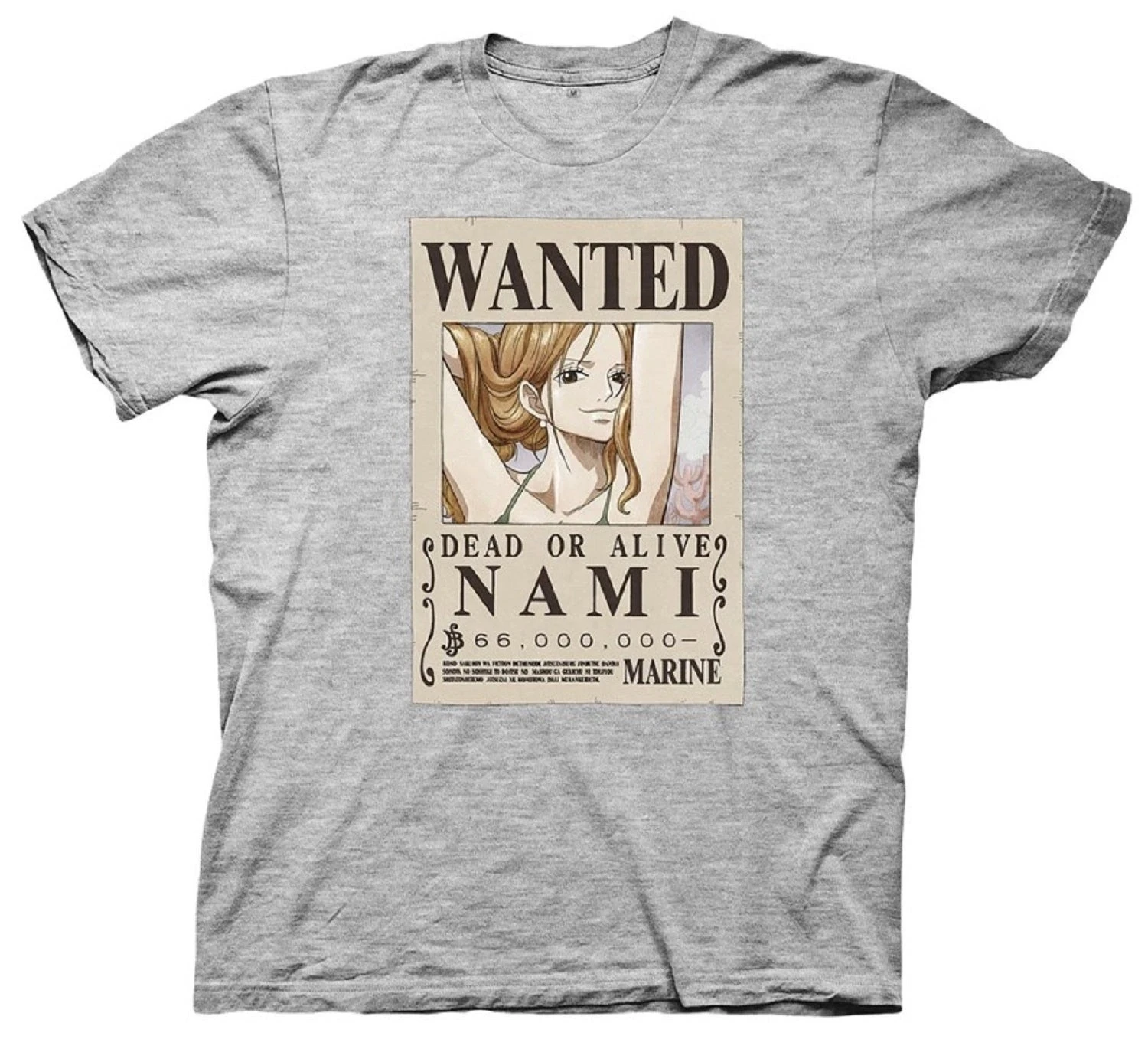 2026 Sommer ONE PIECE Anime Nami Bedrucktes Lockeres Kurzarm-T-Shirt aus Reiner Baumwolle für Kinder Trendiges Unisex Lässiges Bequemes Y2k-Shirt