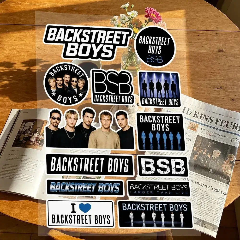 B-Backstreet Boys  Decal Set High Quality Printed and Cut Stickers Motorcycle Sticker