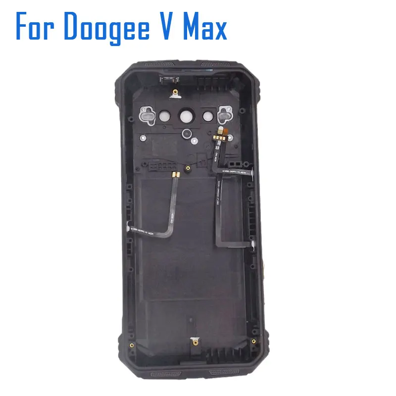 New Original DOOGEE V Max Battery Cover+Back Camera Flash Lens+Back Camera Aluminium Decoration Piece For DOOGEE V Max Cellphone