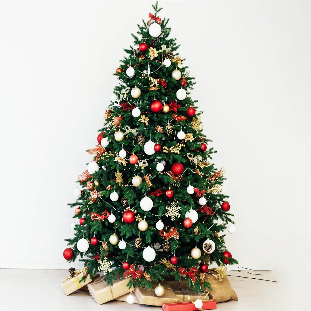 Christmas 1.2/1 5/1.8/2.1/3 High-grade PE Encrypted Christmas Tree Package Large Hybrid with LED Light