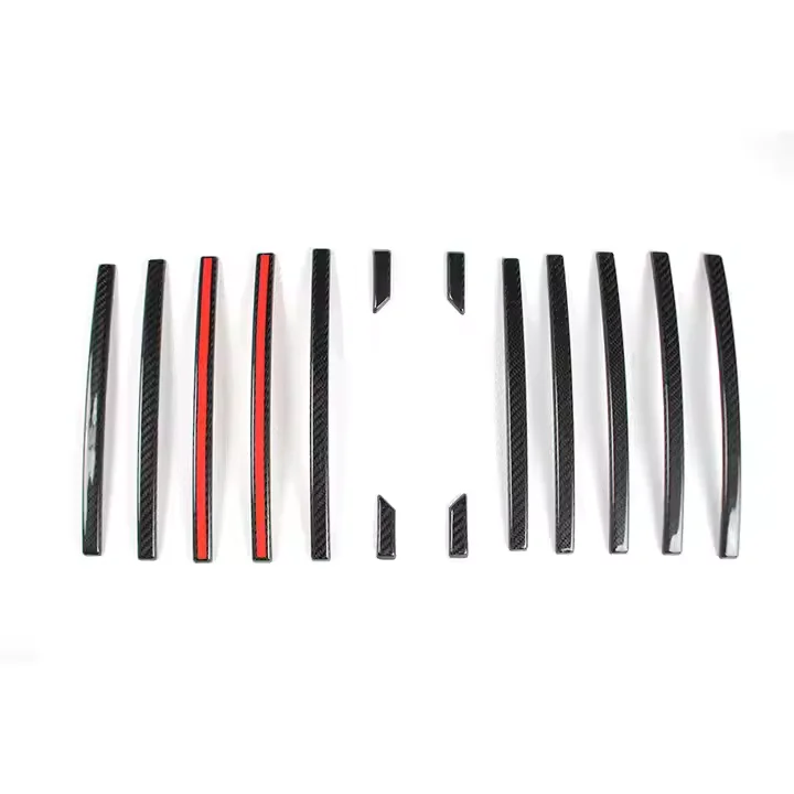 

Wholesale High Quality Dry Carbon Grille Trim Strip Red All Black for Benz G Class W464 G Class 2019-2024