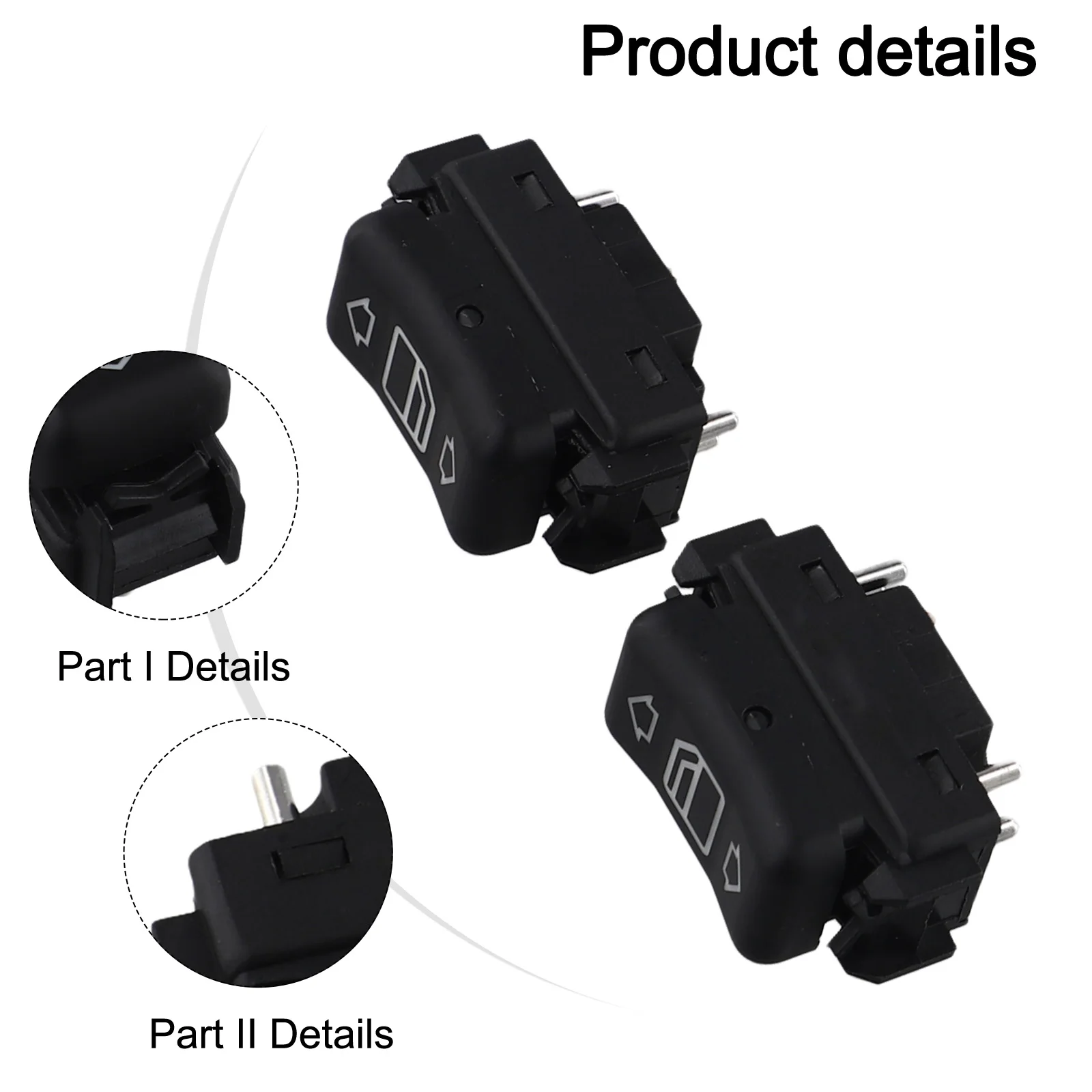 Enhance The Look And Functionality Of Your For MERCEDES W124 W126 W201 Console With Power Glass Switches 1248204510 1248204610