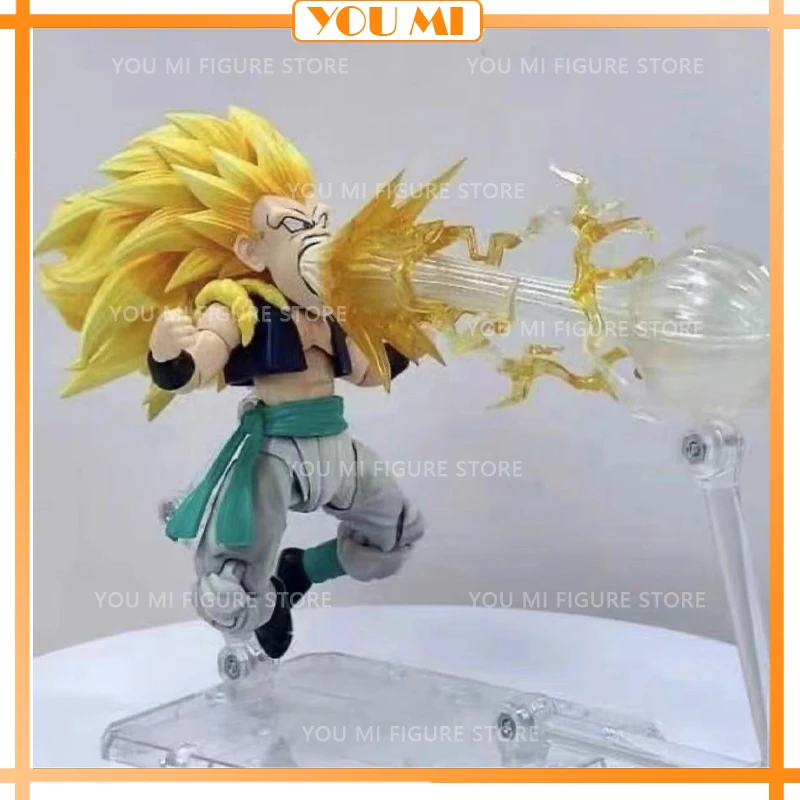 In Stock New Dragon Ball S.H.Figuarts Shf Super Saiyan 3 Ssj3 Gotenks Head Accessories Action Figures Anime Toys Model Gifts