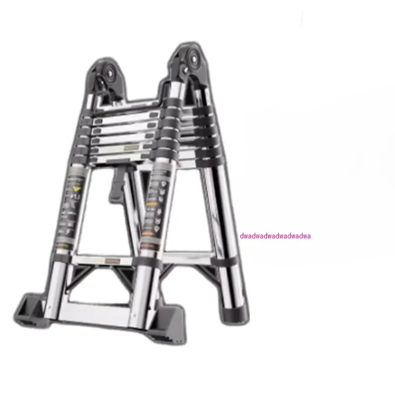 

Household Telescopic Ladder Portable Thickened Aluminum Ladders 4.2M Engineering Outdoor Folding Ladder