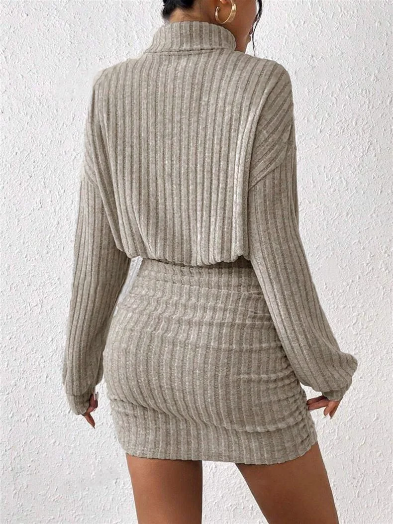 a line winter dresses CUPSHE Women's Ribbed Knit Mini Fall Dress Crew Neck Long Sleeve Semi Formal Casual Autumn Working, Black XL at Amazon Women's Clothing store line Maxi Linen Dress RITA combines timeless elegance with cozy sophistication Women's Long Sleeve Dresses Round