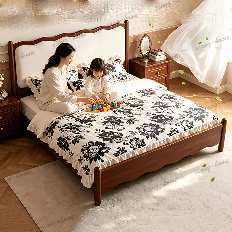 Double Mobile Bed Princess Sleeping Bedroom Children Luxury Modern Floor Girls Bed