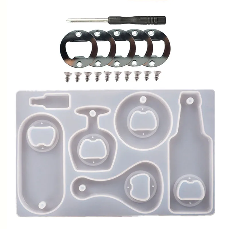 DIY Beer Bottle Opener Resin Liquid Mold Set