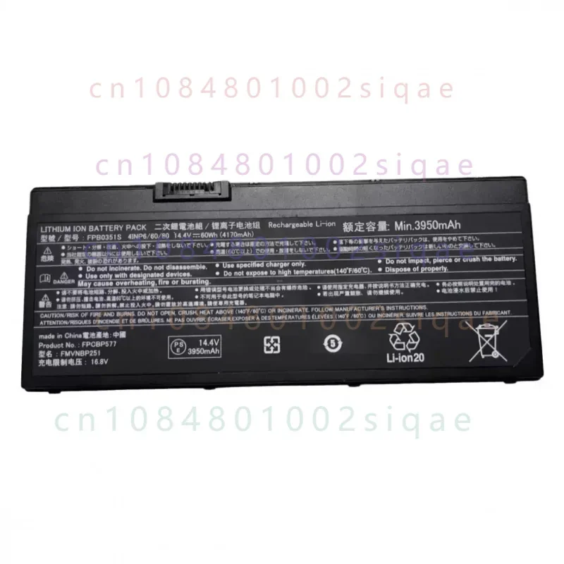 FPB0351S Battery FMVNBP251 FPCBP577 For Fujitsu LifeBook U7310 U7311 Li-ion 14.4V 60Wh CP784743-03 CP798899-01