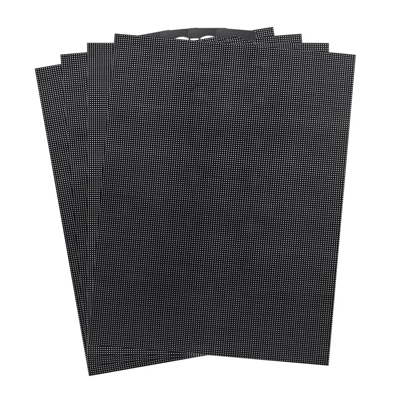 4 PCS 14 Count Plastic Mesh Canvas Sheet 14 CT Plastic Aida For Cross-Stitch,Making Jewelry Organizer (11X8inch)