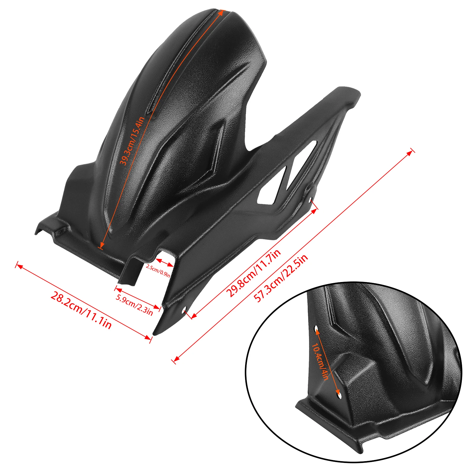 Parafango posteriore per Honda CB750 Hornet CB 750 2023-2025 Moto Hugger Parafango posteriore Estensione ruota Splash Guard Accessori