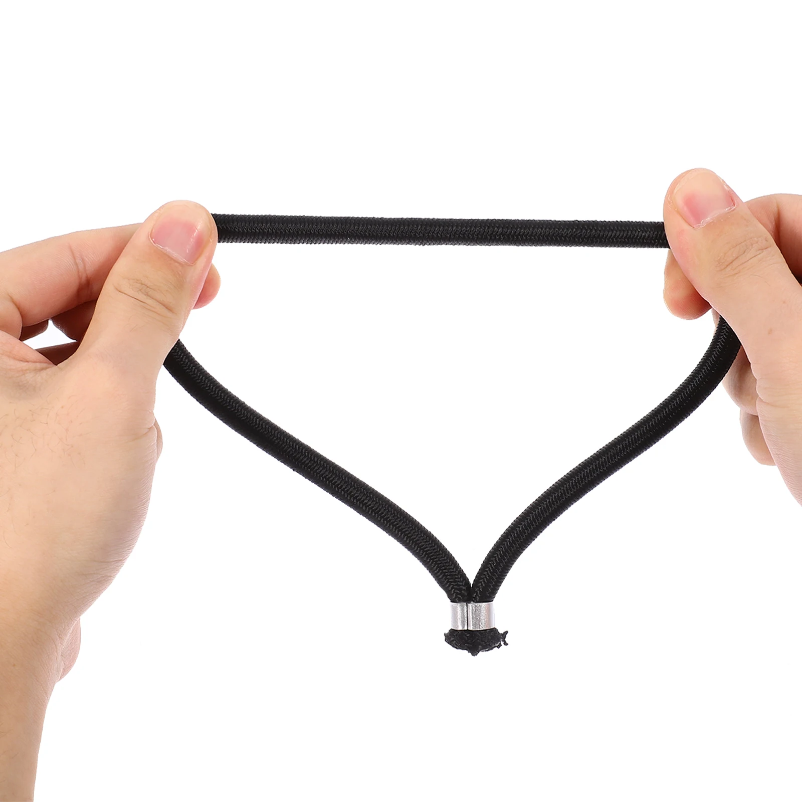 

5pcs 8mm Black Elastic Bungee Ropes 19cm Trampoline Replacement Fixing Cords Tent Straps Outdoor Camping Lightweight