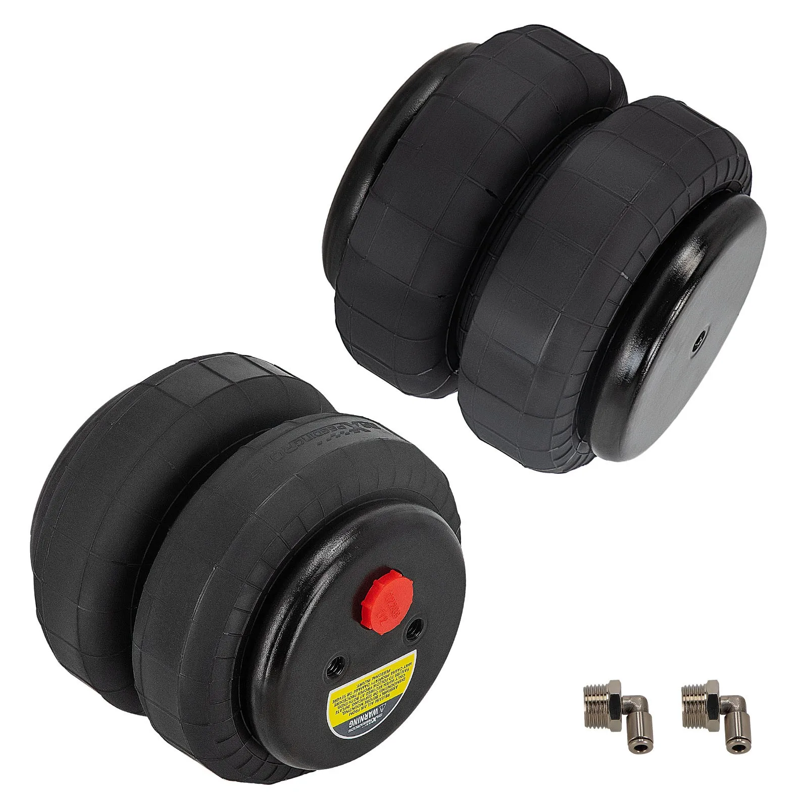 Pair Air Suspension Bags Standard 2500 lb 1/2