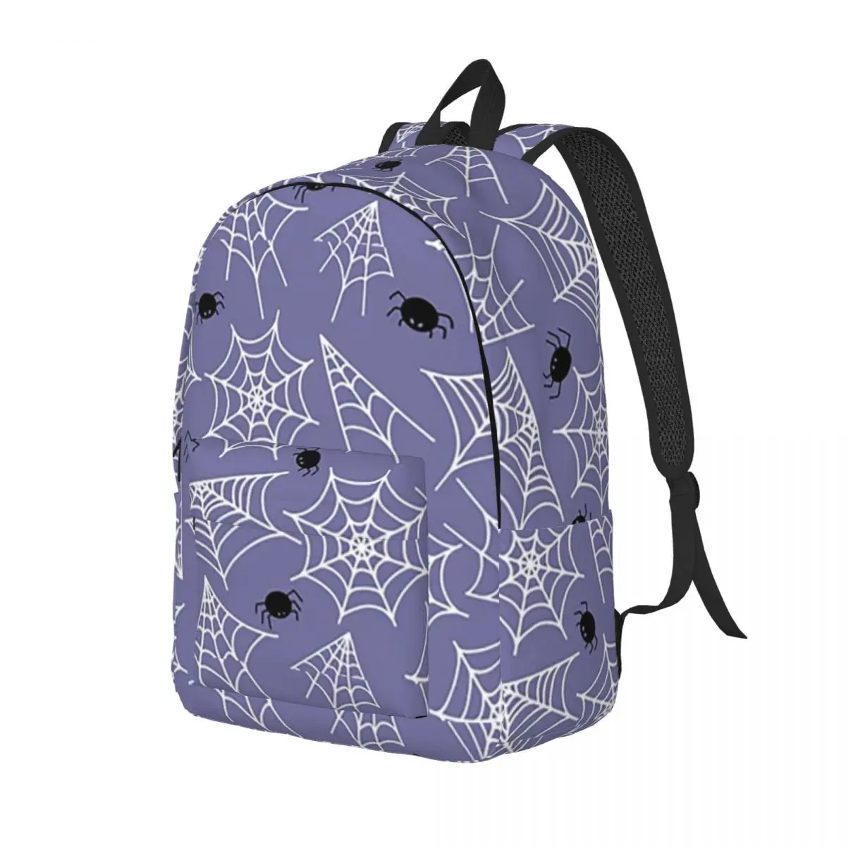 Halloween Black Cat Spider Gothic Witch Student Backpack School Bag Hiking Travel Daypack for Boys Girls Bookbag Shoulder Bags