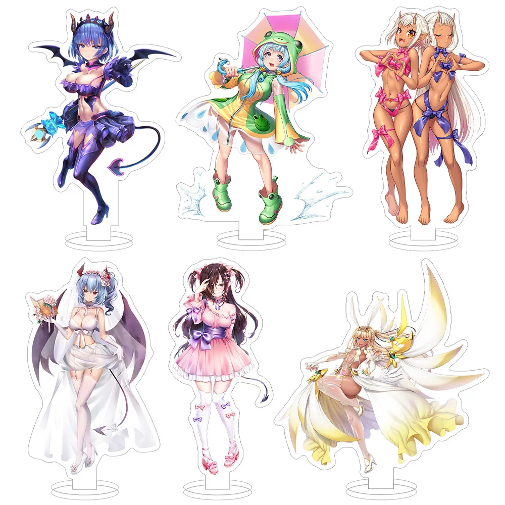 Taimanin Aurelia Atagawa Rumi Arnetes Aozora Miki Annerose Vajra Anise Maccinon Ametani Shiina desk ornament Acrylic stand Toy