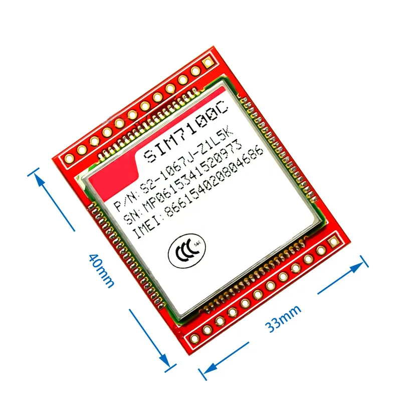 SIMCOM SIM7100C LTE Cat-3 Module full Netcom,LTE-TDD B38/B39/B40/B41,LTE-FDD B1/B3/B8,TD-SCDMA B34/B39,UMTS/HSDPA/HSPA+ B1/B8