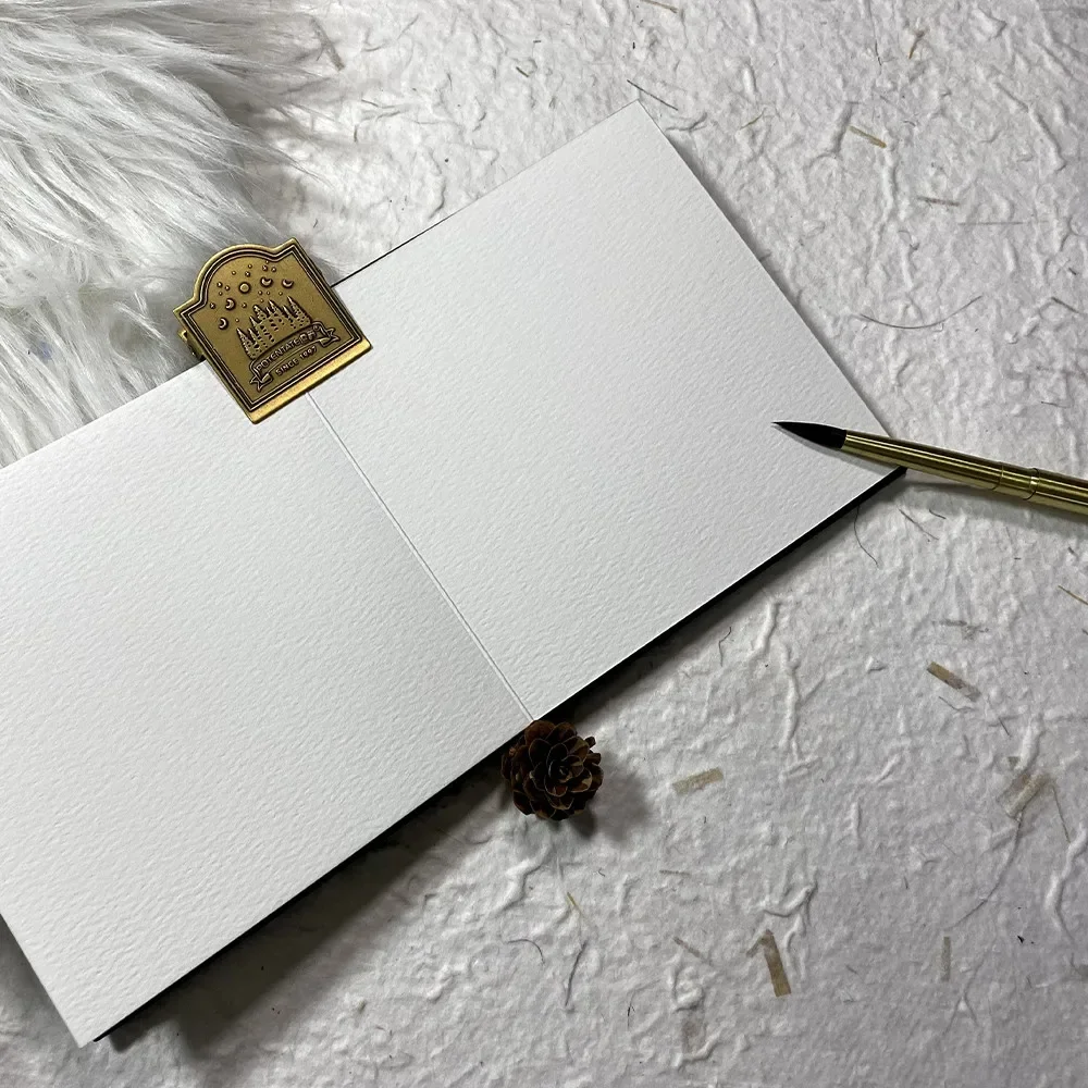 لوحة رسم مطوية بالألوان المائية POTENTATE 300Gsm دفتر رسم عضوي ورق ضغط بارد لطلاب الرسم الفنان