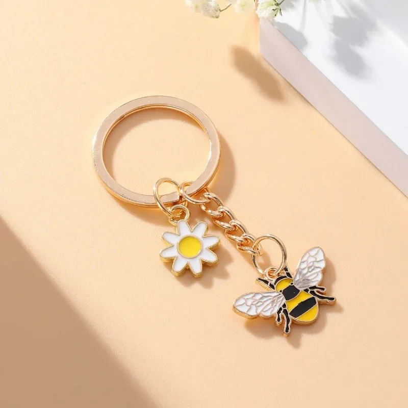 Daisy Diamond Bee Chaveiro Pingente Set