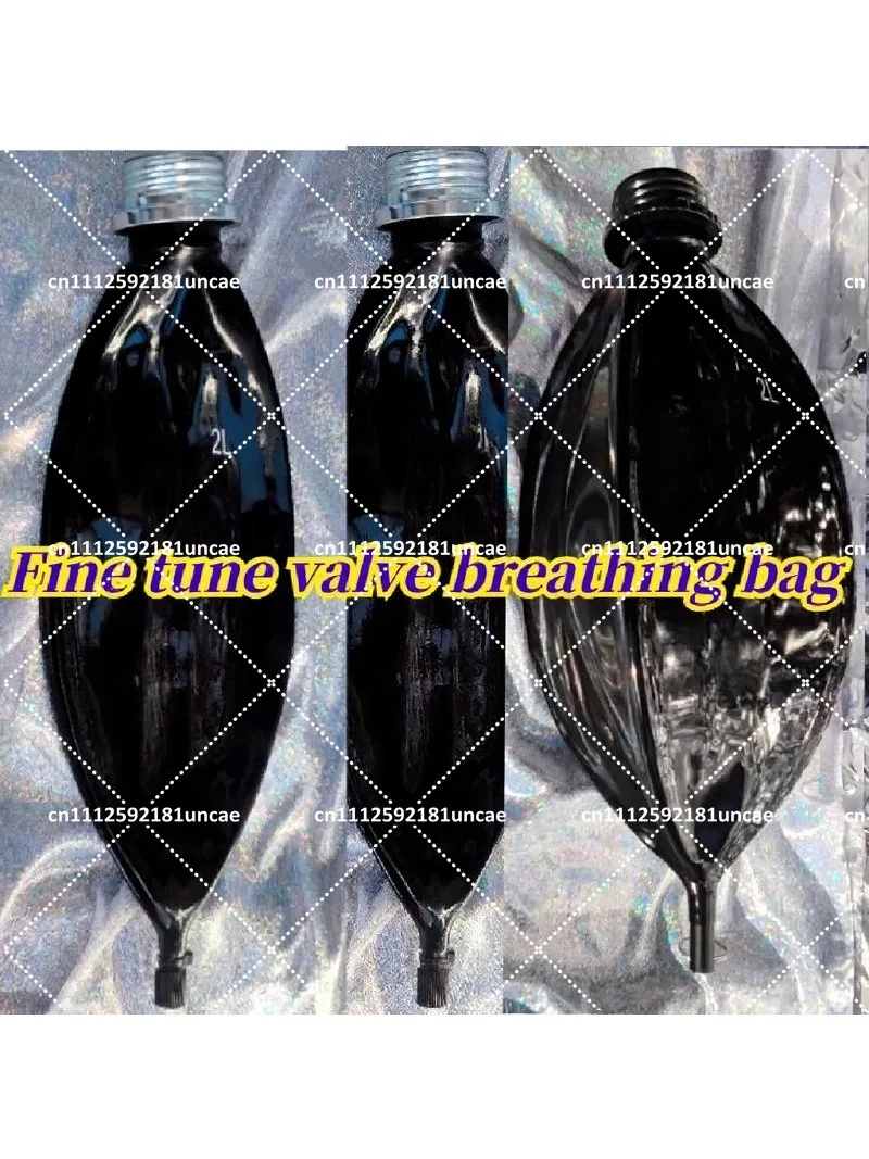 Fine-Tuning Valve Breathing Bag Latex 2/3/4/5L Compatible with Gas Mask Accessories