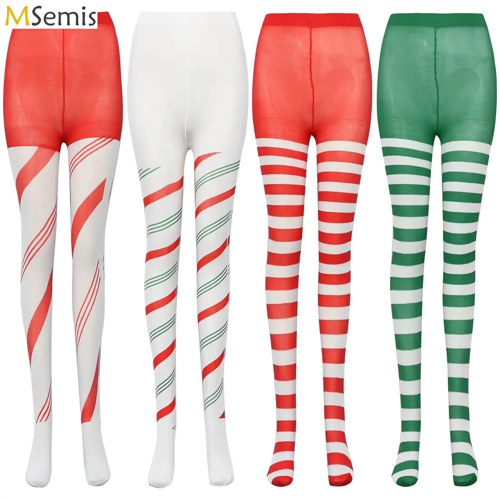 3pcs/set Christmas Elf Leggings Women Carnival Costume Xmas Sexy Tights Holiday Gift Pants 3D Pattern Streetwear Fitness Clothes