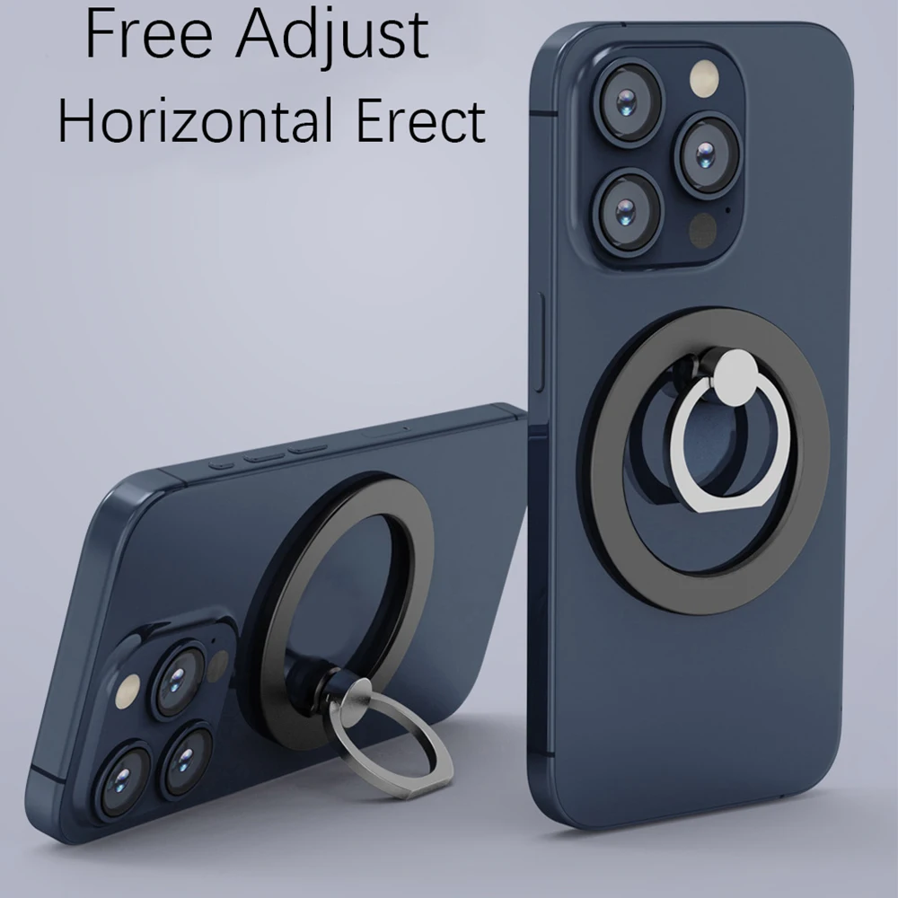 حامل للكمبيوتر اللوحي المغناطيسي قسمين البساطة حلقة الهاتف المحمول Popsocket Magsafe Ipad حامل مزدوج الجانب شفط السيليكون