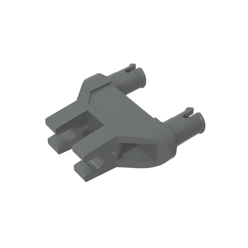 

Gobricks 1 шт. MOC 47994 Технический штифт, двойной треугольный кирпич 1 x 3 с 2 зажимами, полностью круглые детали, совместимая модель