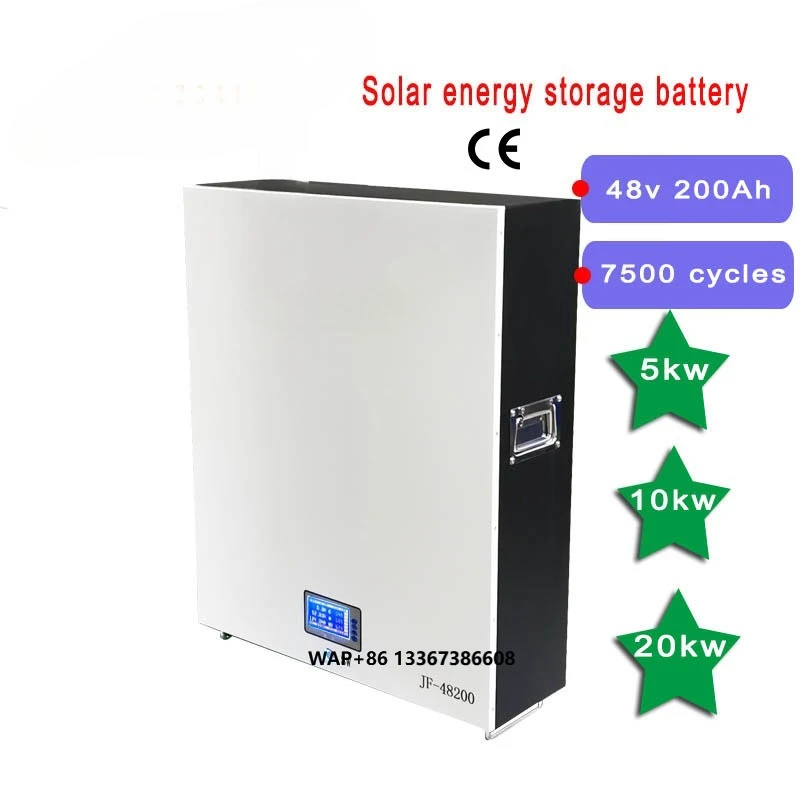 

Solar Cell Energy Storage System 48V51.2V5KW10KWA Long Life Wall-mounted Solar System House