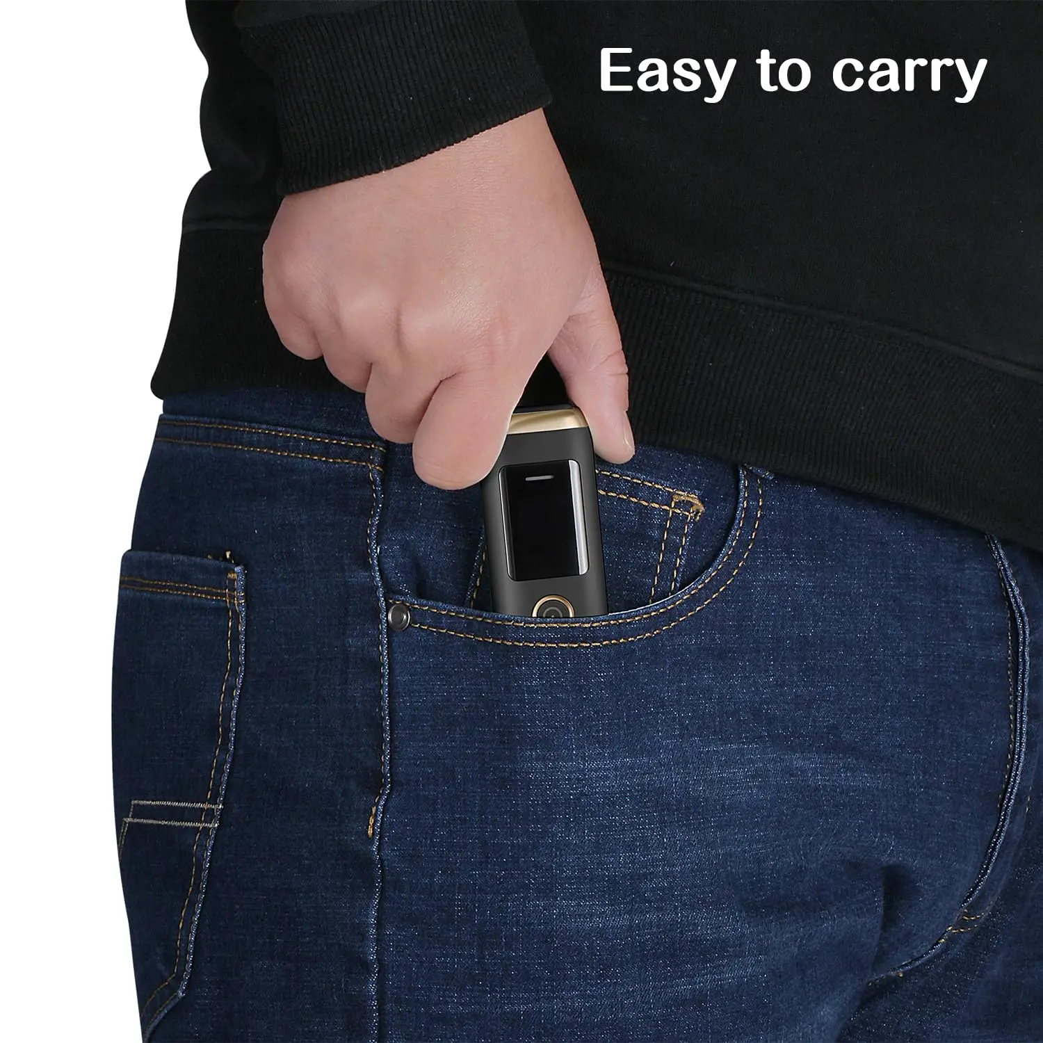 Detector de mal aliento Fácil de transportar y detectar olores bucales a cualquier momento Técnica de exhalación Compartimento de cartucho oculto para el cuidado de la higiene