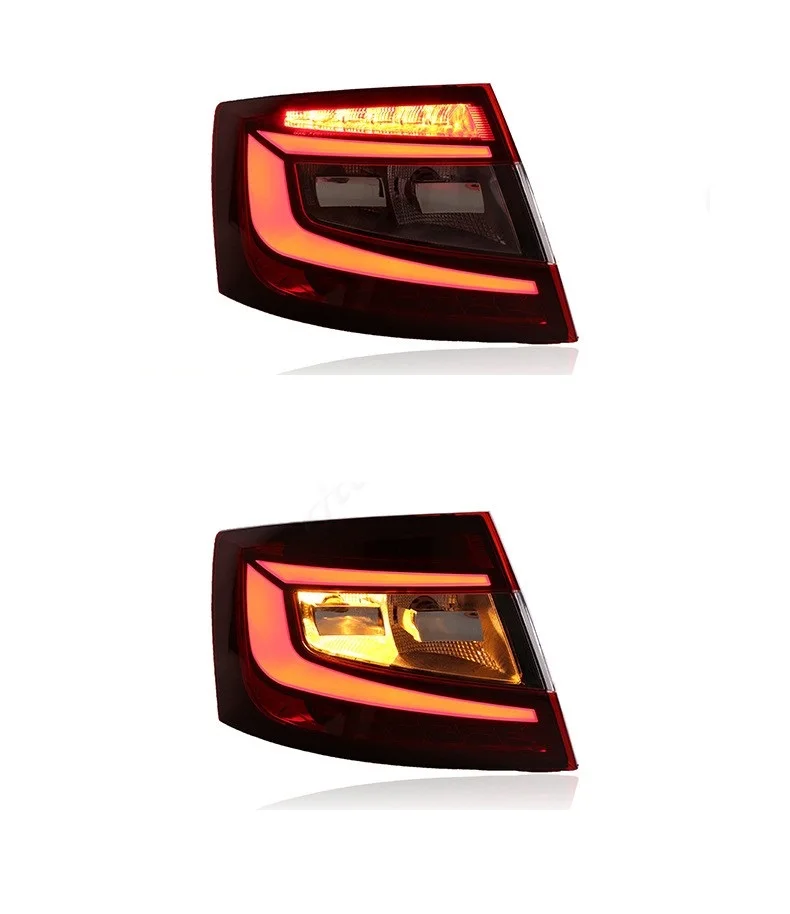 

Taillight assembly for 2015-2017 Skoda octavia Modified taillight Reverse lights, brake lights, turn signals，tail lamp stop lamp
