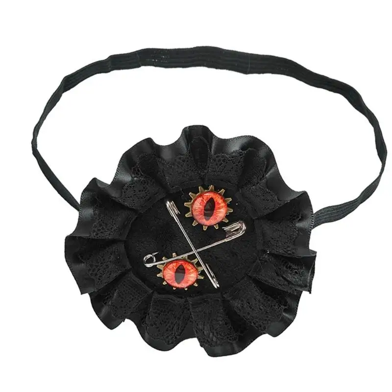 652F Medieval Knight Pirate Eye Patches Punk Gothic Eyepatch Halloween Cosplay Costumes Medieval Renaissances Costumes