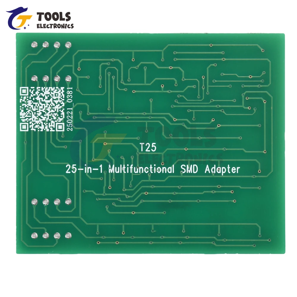 Scheda multifunzione 25 in 1 Adattatore universale SMD a DIP8 PCB a 4 strati per SOIC8/16 SOP8 DFN8 e altri pacchetti Conversione chip