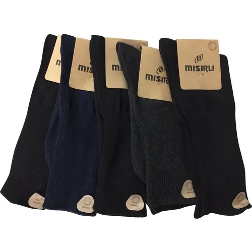 5 pcs Lambswool Wool Tubeless Male Socks