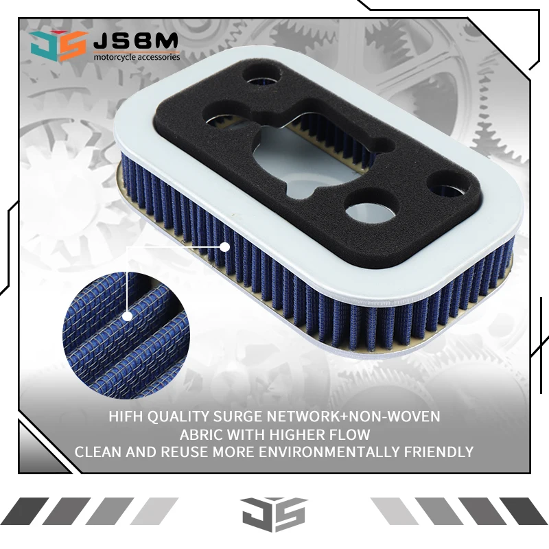 

JSBM Motorcycle High Flow Air Filter For Harley Sportster 1200 XLH1200 883 Hugger Roadster Custom Anniversary XLH883 R EFI