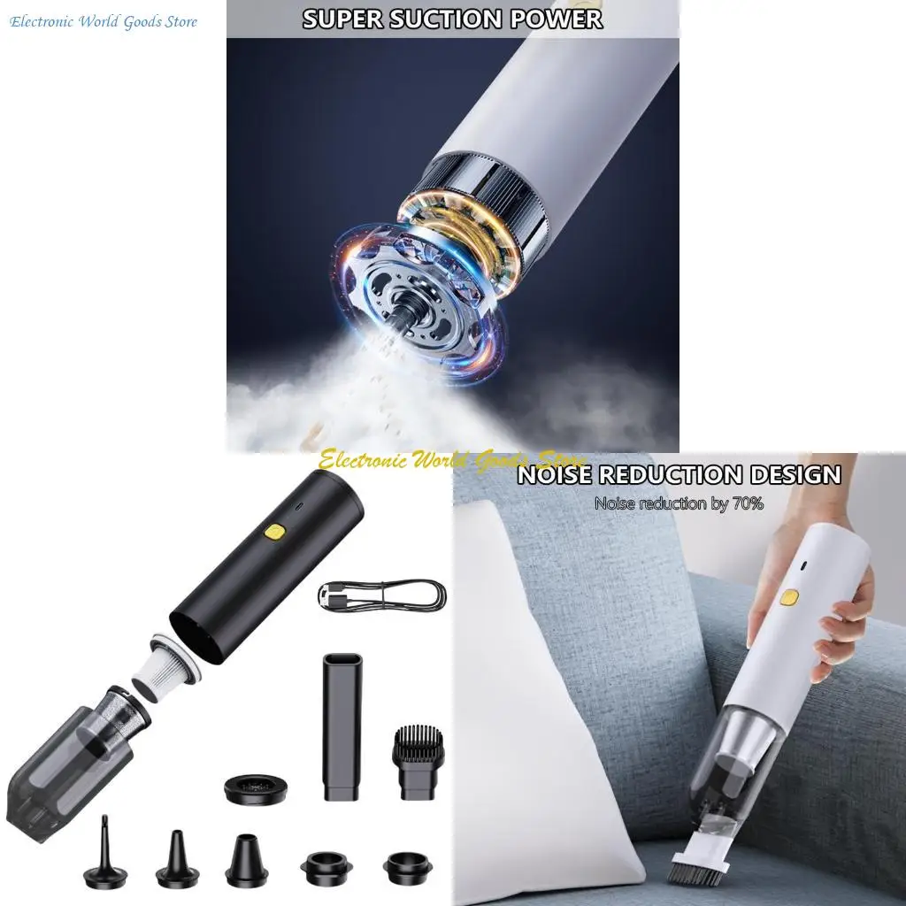 

A3PD 10000PA Handheld Vacuum Cleamer для автомобиля беспроводной с 6000 мАч USB -зарядка дома