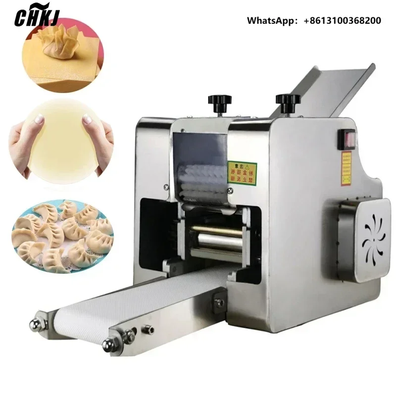 CHKJ Automatic Commercial Dough Rolling Pasta Maker Stainless Noodle Maker 110V/220V Imitation Handwork Dumpling Wrapper Machine