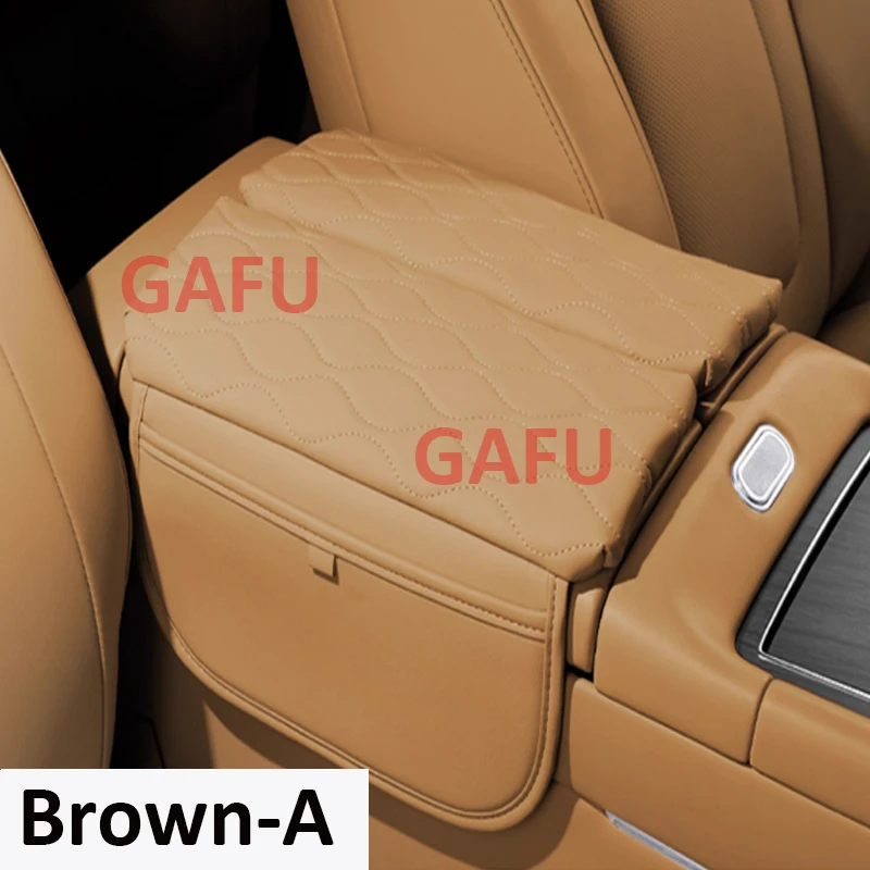 Cojín para caja de mano AITO M9 2024 2025, almohadilla de elevación de almacenamiento de Control Central de PU, cubierta de accesorios especiales interiores