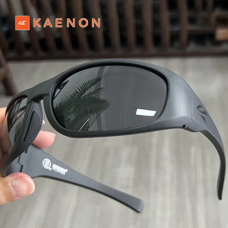 

KAENON Лидер продаж, брендовые модные мужские поляризационные солнцезащитные очки, уличные классические очки TR90 в оправе для вождения, спорта, рыбалки, вечерние очки UV400