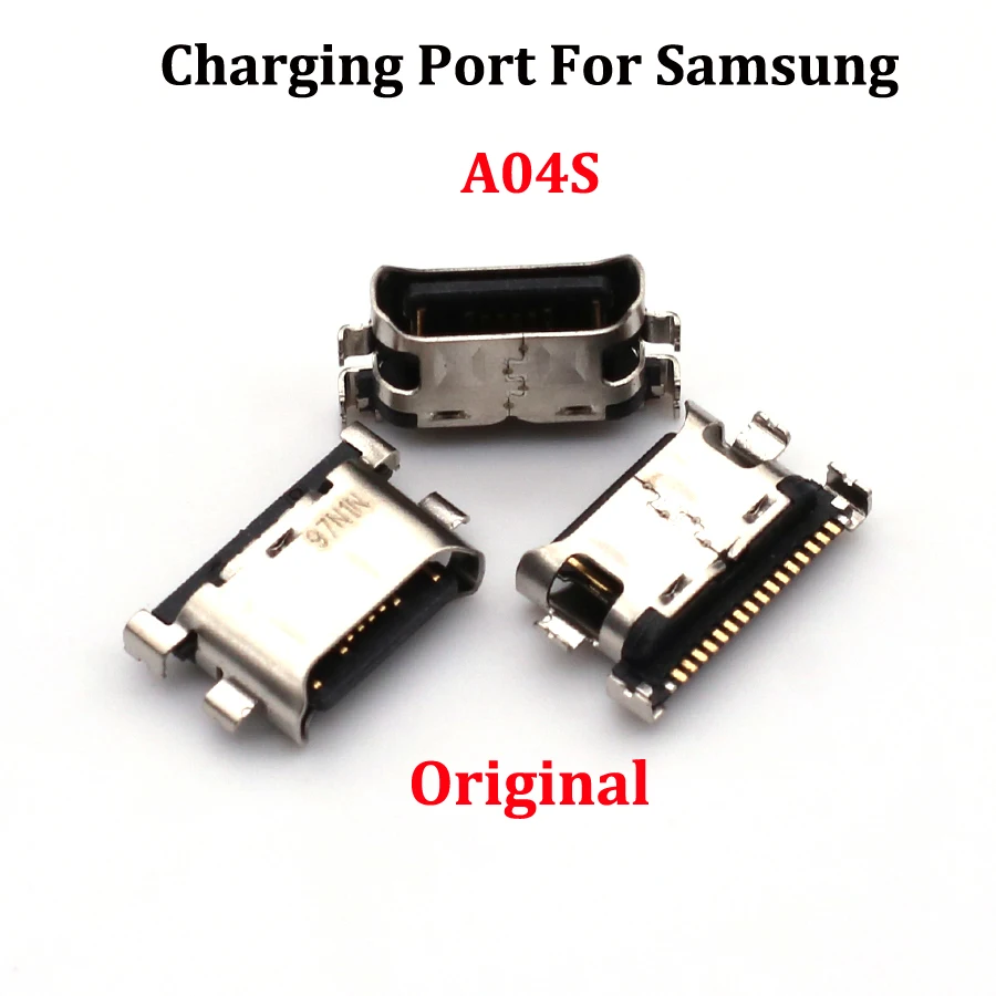 10 piezas, conector de carga USB original para Samsung A05 A15 A25 A35 A55 A13 A04 A04S A14 A23 A33 A24 A34 A54 A53, enchufe de carga 4