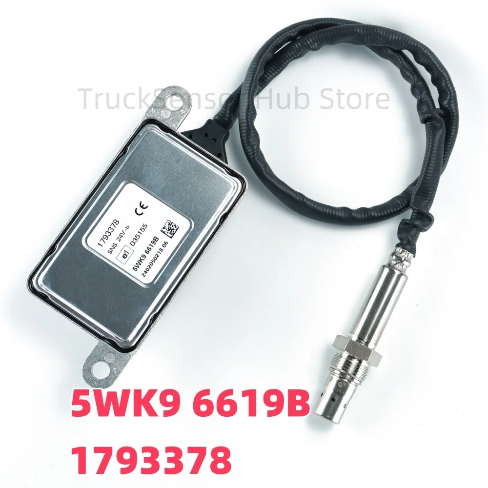 

New Nox Sensor 5WK9 6619B 1793378 Nitrogen Oxygen Sensor 5WK96619B For DAF Turck