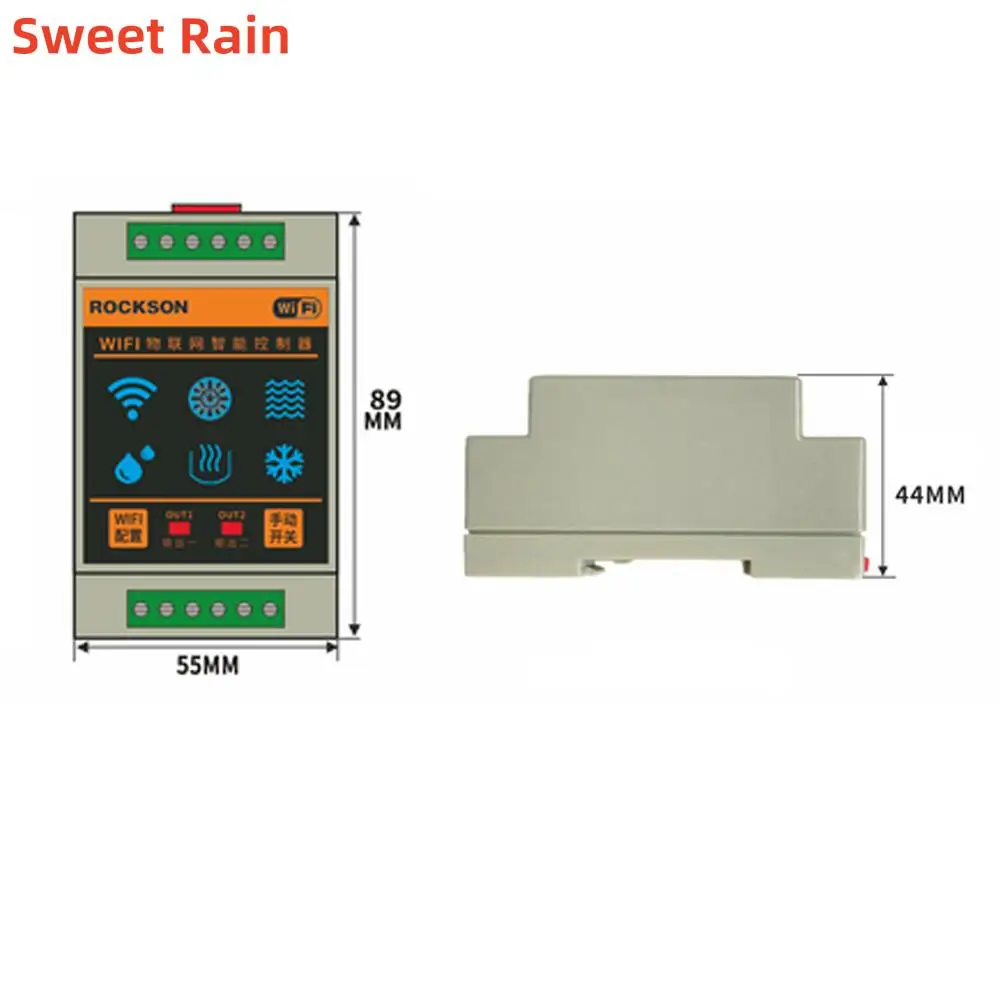 Tuya Wifi Home Water Level Controller Sensors Water-level Alarm Device Swimming Flows Detection System