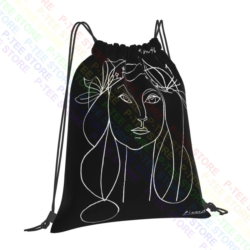 Pablo Picasso Disegno Opera Artista Arte Drawstring Bags Gym Bag Newest Softback Sports Style Riding Backpack