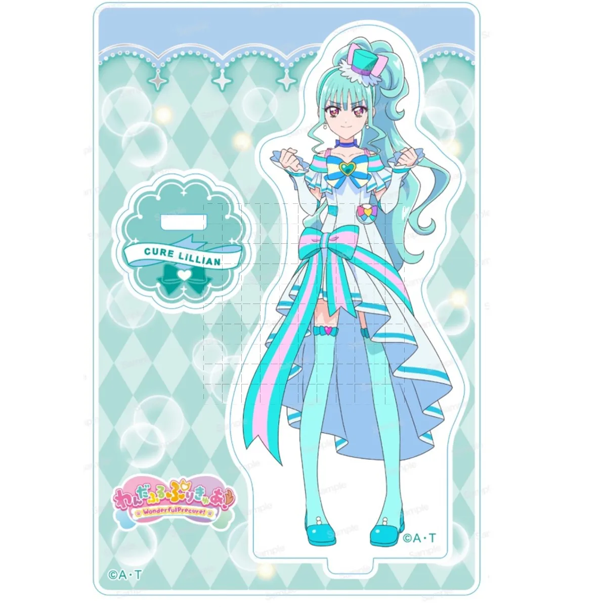 لعبة علاج ليليان Nyammy رائعة ودية الاكريليك حامل دمية أنيمي ايروها كوموجي نموذج لجسم لوحة تأثيري لعبة للهدايا #2