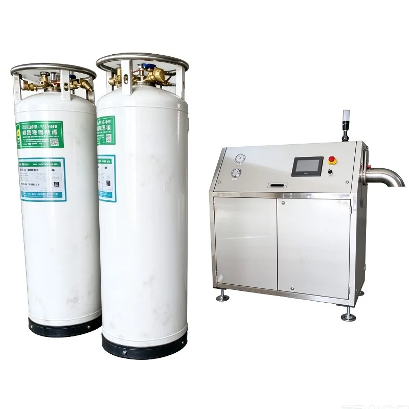 Commercial Multi-specification Dry Ice Making Machine 3mm 16mm Pelletizer Granulator System Food Processing Factory Daily Use