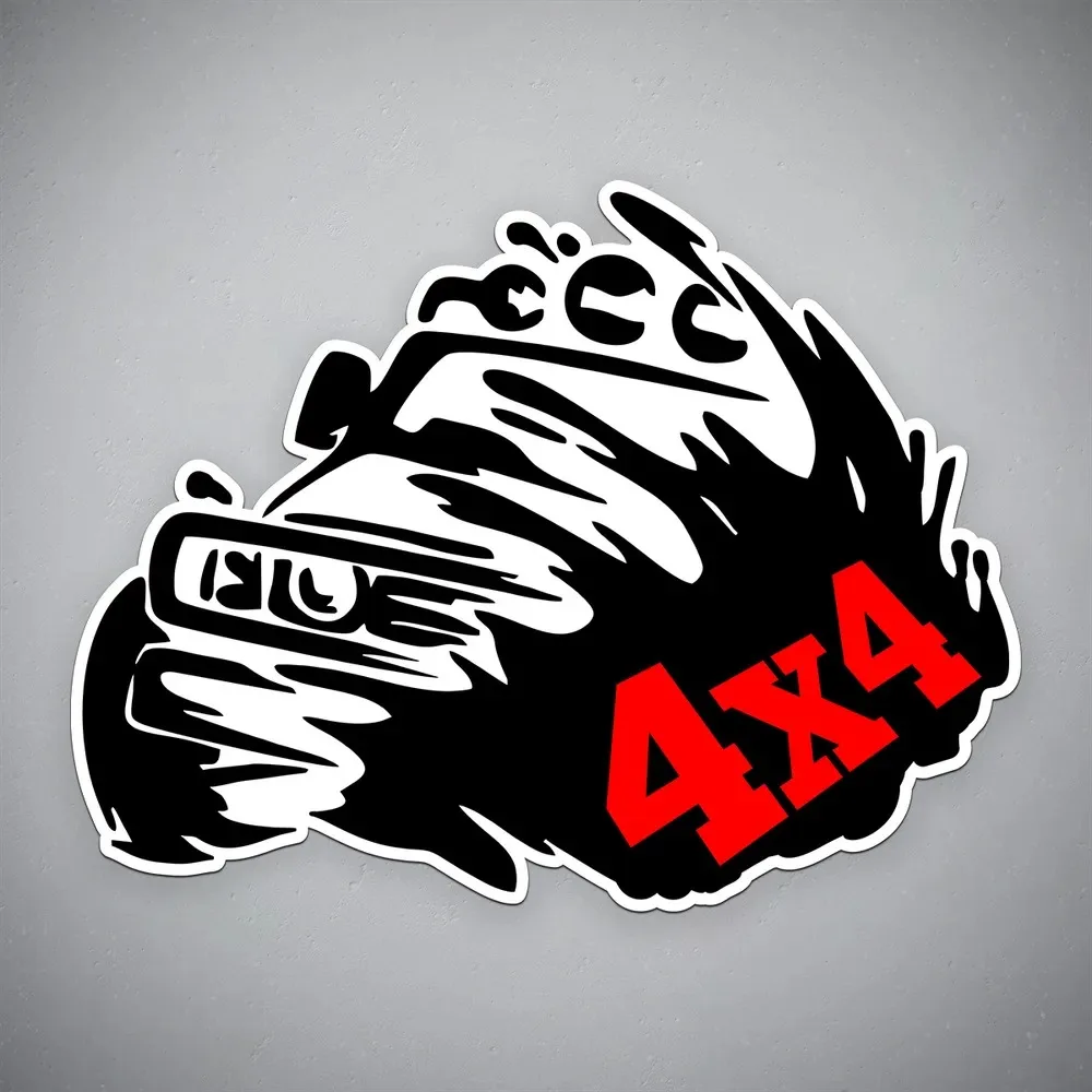 

Vinyl stickers for car "4x4 in the mud" Car Cover Waterproof Outdoor For Suv Side Decals Sticker